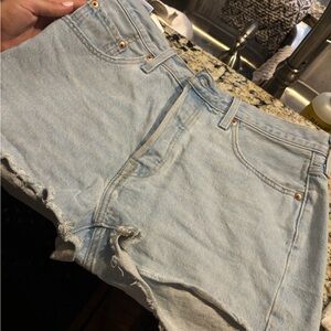 Levi 501 denim shorts